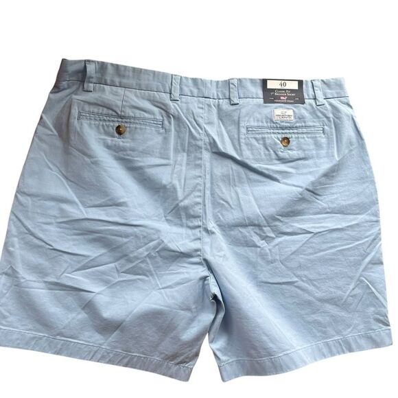 NWT Vineyard Vines men 40 W Blue Flat Front classic fit 7” breaker shorts - Picture 3 of 5